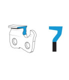 Timberchain 3/8"  1,3mm Vollmeißel 70 TG