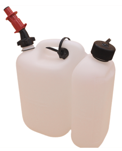 Oregon Kombikanister 5L + 3L - Weiß + Kraftstoff