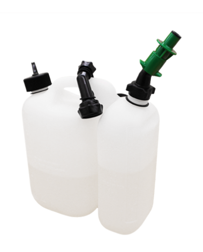 Oregon Kombikanister 5L + 3L - Weiß + Öl