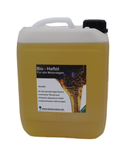 5 Liter Bio Haftöl  für Motorsägen