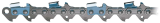 38 cm - Oregon Profi-Leichtbau Schiene + 2 Vollmeißelketten 0.325", 1,5 mm 64TG