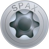 SPAX Ø 4,5 mm - Senkkopf T- STAR plus - Teilgewinde - Edelstahl A2