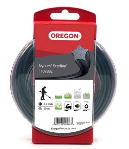 Oregon Freischneidefaden Nylium Starline 3,0mm - verschiedene Längen