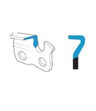 Timberchain 3/8" Hobby 1,1mm Halbmeißel - 52 TG