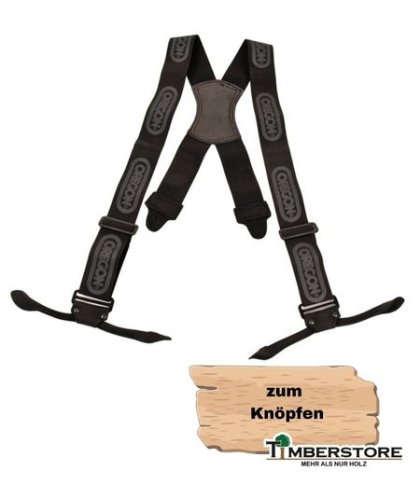 OREGON Holzfäller Hosenträger - zum Knüpfen