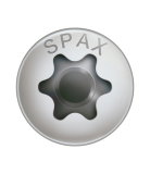 SPAX Ø 3,5 mm - Linsenmultikopf - T- STAR plus - Vollgewinde - Edelstahl A2 20 mm
