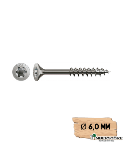 SPAX Ø 6,0 mm - Senkkopf T- STAR plus - Teilgewinde - WIROX