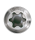 SPAX Ø 4,5 mm - Linsenkopf - Fräsrippen - T- STAR plus - Teilgewinde - Edelstahl A2 60 mm