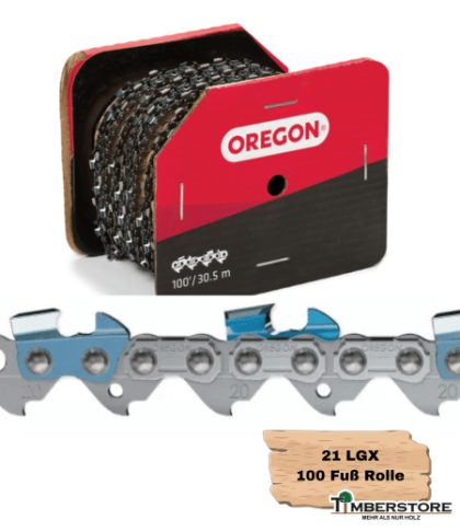 Oregon PowerCut .325" 1,5mm Vollmeißel - 21LGX100R Sägekette 100 Fuß