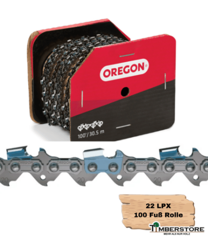 Oregon PowerCut .325" 1,6mm Vollmeißel - 22LPX100R Sägekette 100 Fuß