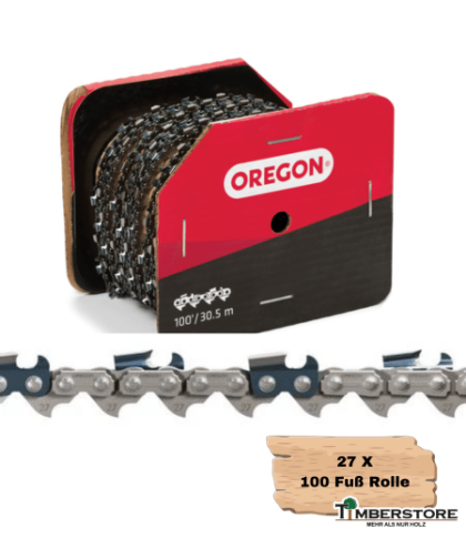 Oregon VersaCut  .404" 1,6mm Halbmeißel - 27X100R Sägekette 100 Fuß