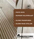 Terassendiele Eiche gehobelt - Riffelbohle