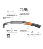 Kombi-Astsäge gebogen, 320 mm SK5 Stahl...