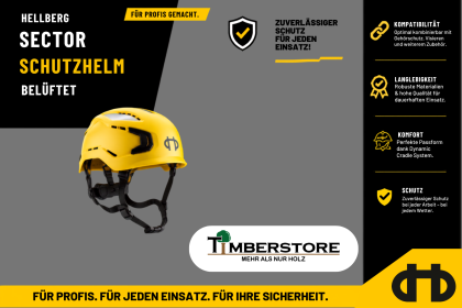 Hellberg Helm - Belüftet